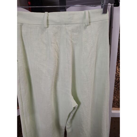 Bed and Bridge Harriet High Rise Pleated Pant Light Green New With Tags $220 - Picture 11 of 15